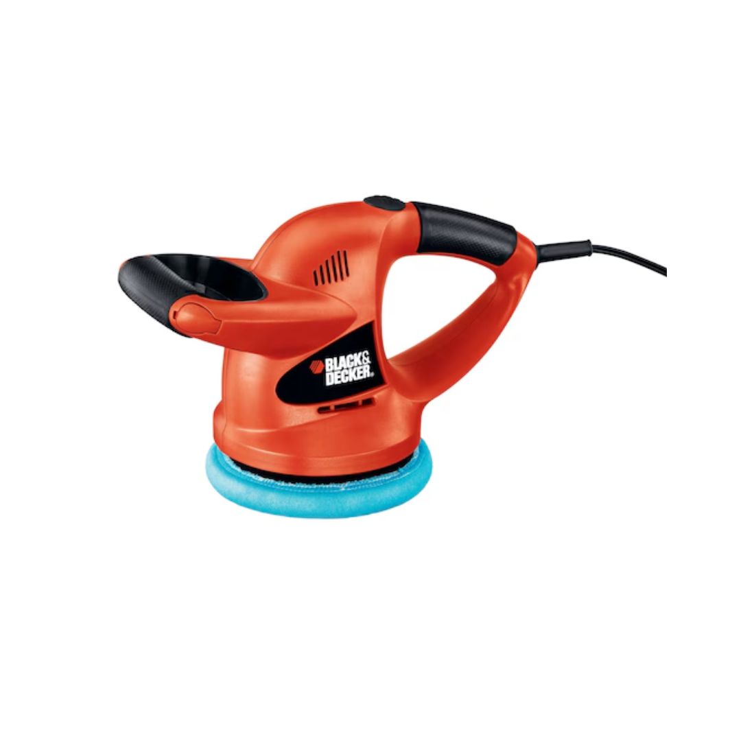 PULIDORA ORBITAL BLACK AND DECKER WP900 DE 6” Y 600W CON 4,400OPM INCLUYE ACCESORIOS
