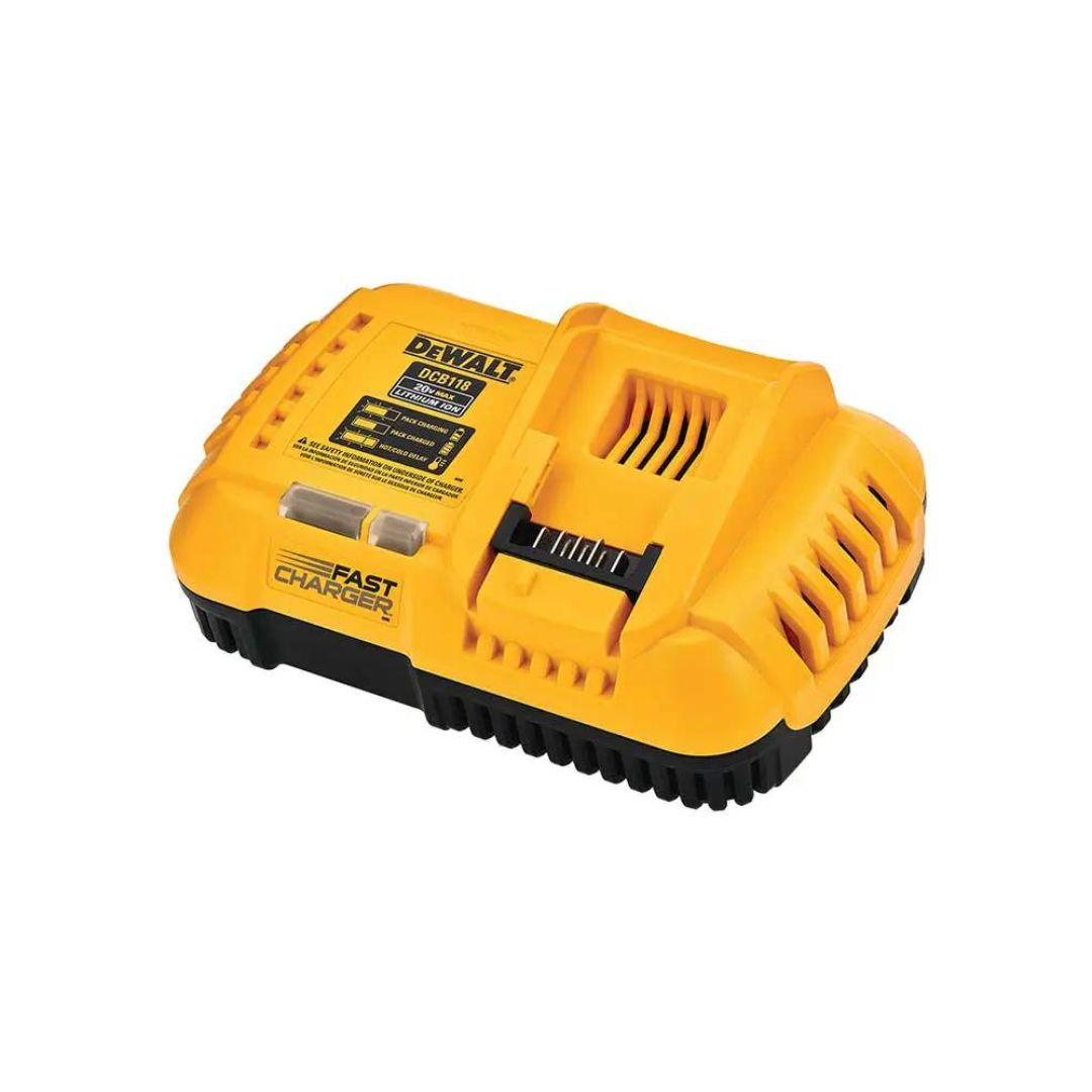 COMBO ROTOMARTILLO SDS PLUS DEWALT DCH293B+C01 1 1/8" DE 20V SIN CARBONES INCLUYE BATERIA 6AMPS Y 60V MÁS CARGADOR DEWALT DCB118