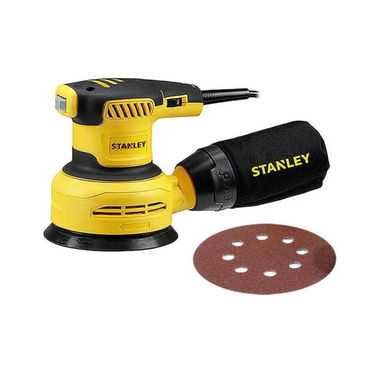 LIJADORA ROTOORBITAL STANLEY SS30  DE 5” CON 300 WATTS