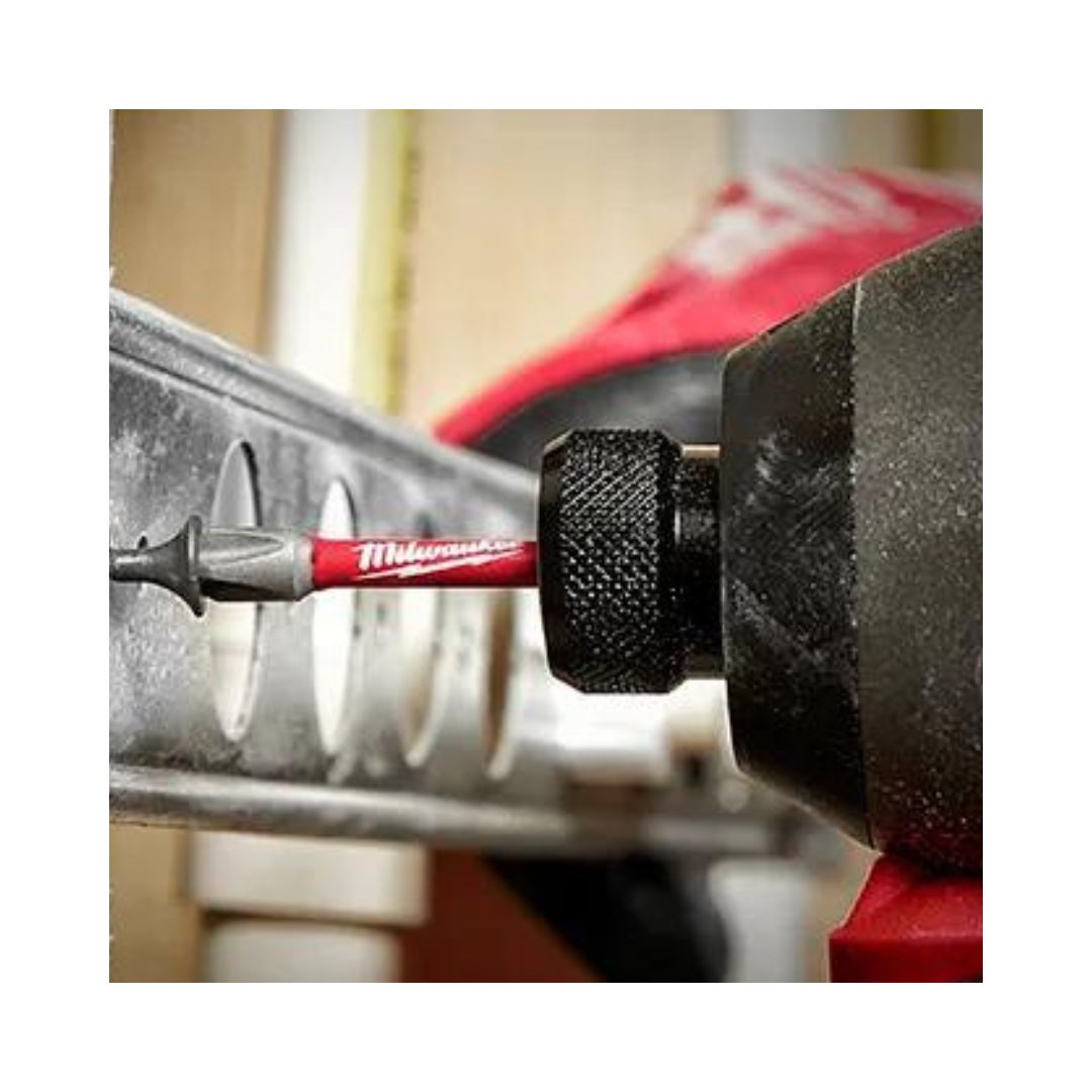 JUEGO DE INSERTOS PHILLIPS NO.2 MILWAUKEE 48-32-5009 SHOCKWAVE CON EXTENSION MAGNETICA CONTIENE 25 PIEZAS