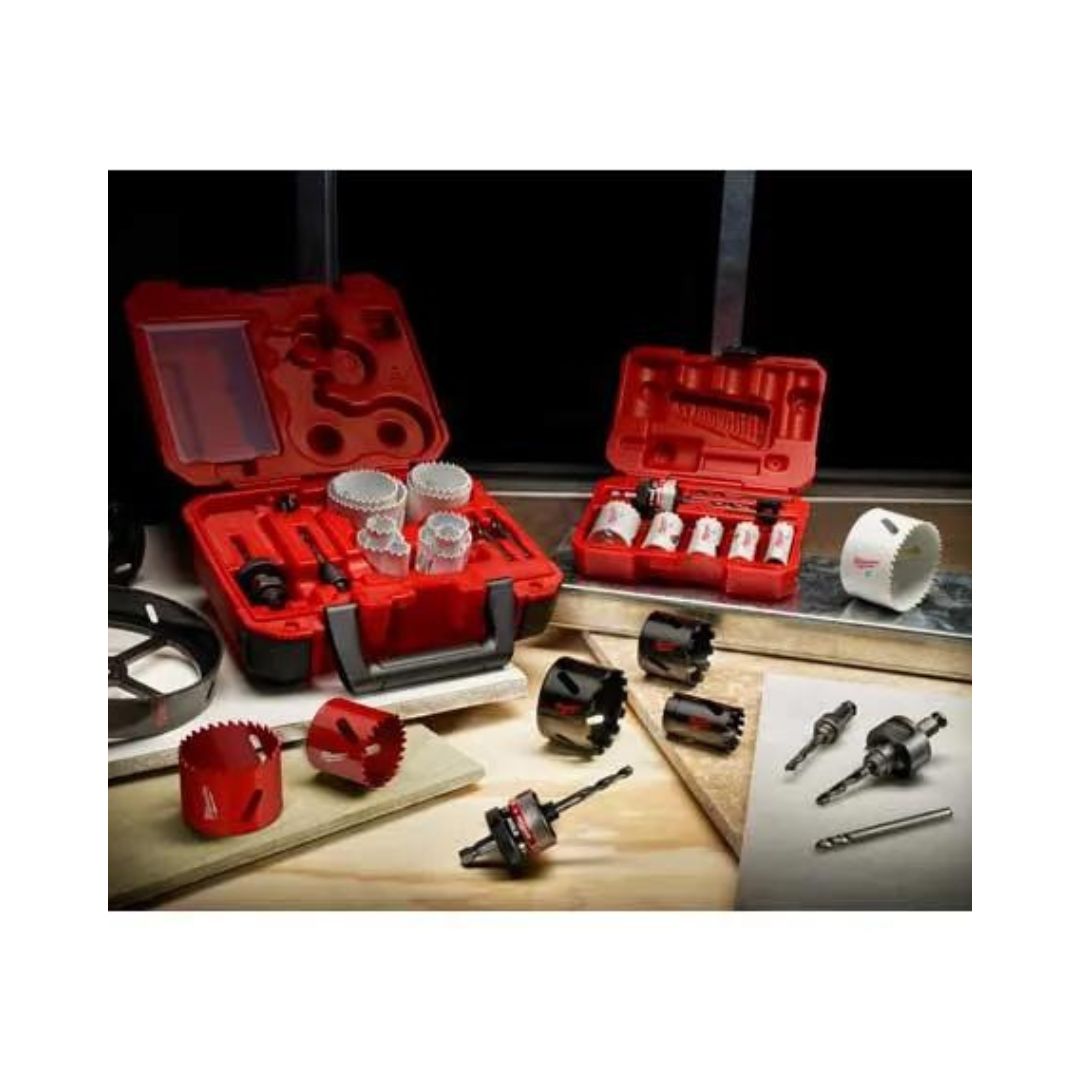 CORTADOR ANULAR MILWAUKEE 49-59-1562 DE 1 9/16" CON PROFUNDIDAD DE CORTE DE 1", DE ACERO A.V.