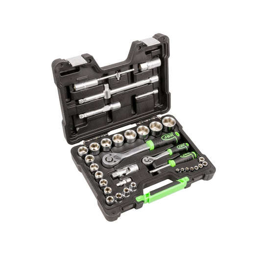 ESTUCHE DE HERRAMIENTAS JBM 54106 DE 37 PIEZAS EN PULGADA