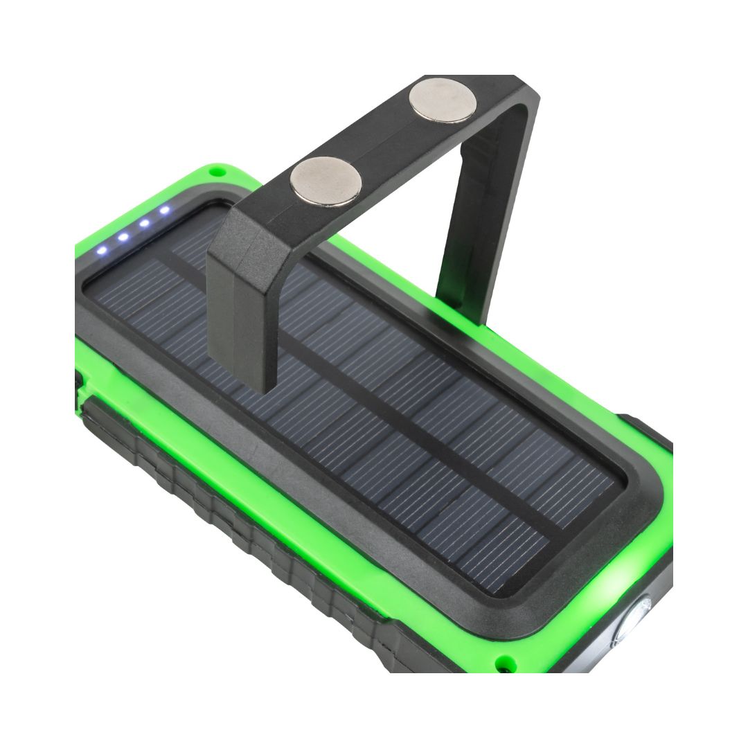 FARO DE TRABAJO JBM 54379 CON IMANES Y LUZ LED DE 3W RECARGABLE CON ENERGÍA SOLAR Y USB