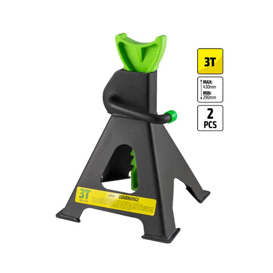 JUEGO DE 2 CABALLETES JBM 53779 DE TORRE PARA 3 TONELADAS