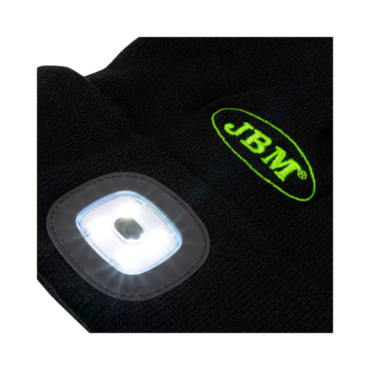 GORRO CON LINTERNA LED JBM 54344 3 NIVELES DE LUMINOSIDAD