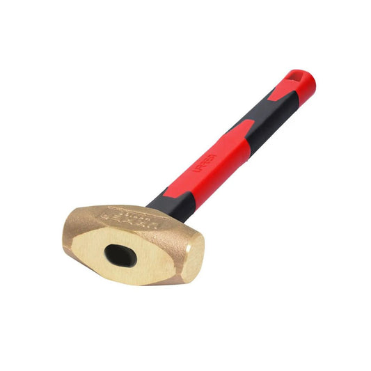 MARRO DE BRONCE URREA 1432FV DE 15" Y 3.1 LB CON MANGO DE FIBRA DE VIDRIO