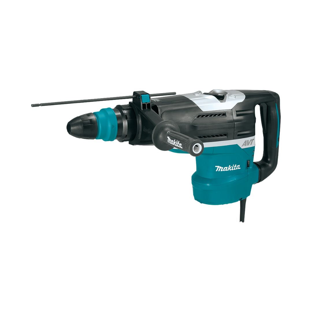 ROTOMARTILLO ELECTRO NEUMATICO SDS MAX MAKITA HR5212C DE 2” Y DE 1,510W VELOCIDAD VARIABLE REVERSIBLE 150-310 CON CINCELADOR Y SWITCH AVT