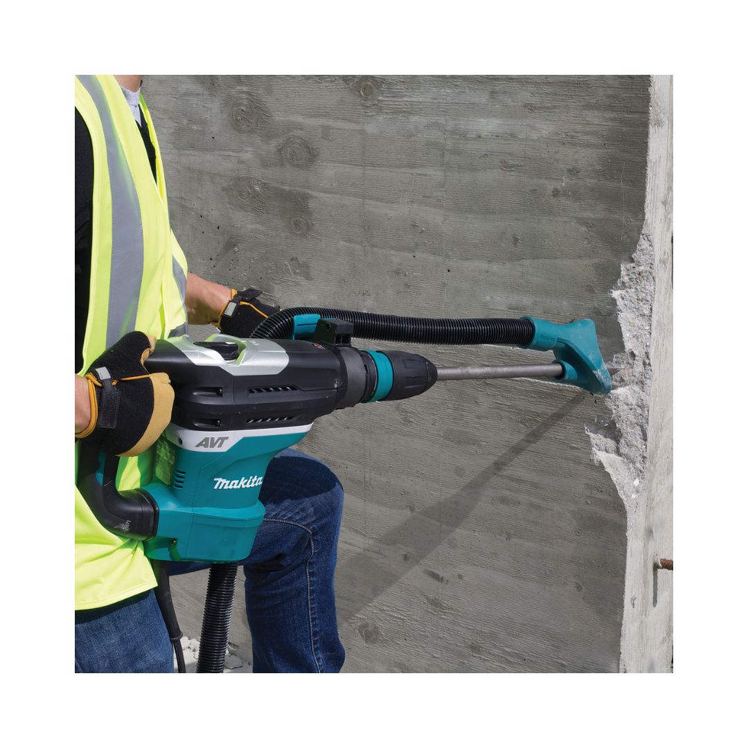ROTOMARTILLO ELECTRO NEUMATICO SDS MAX MAKITA HR5212C DE 2” Y DE 1,510W VELOCIDAD VARIABLE REVERSIBLE 150-310 CON CINCELADOR Y SWITCH AVT