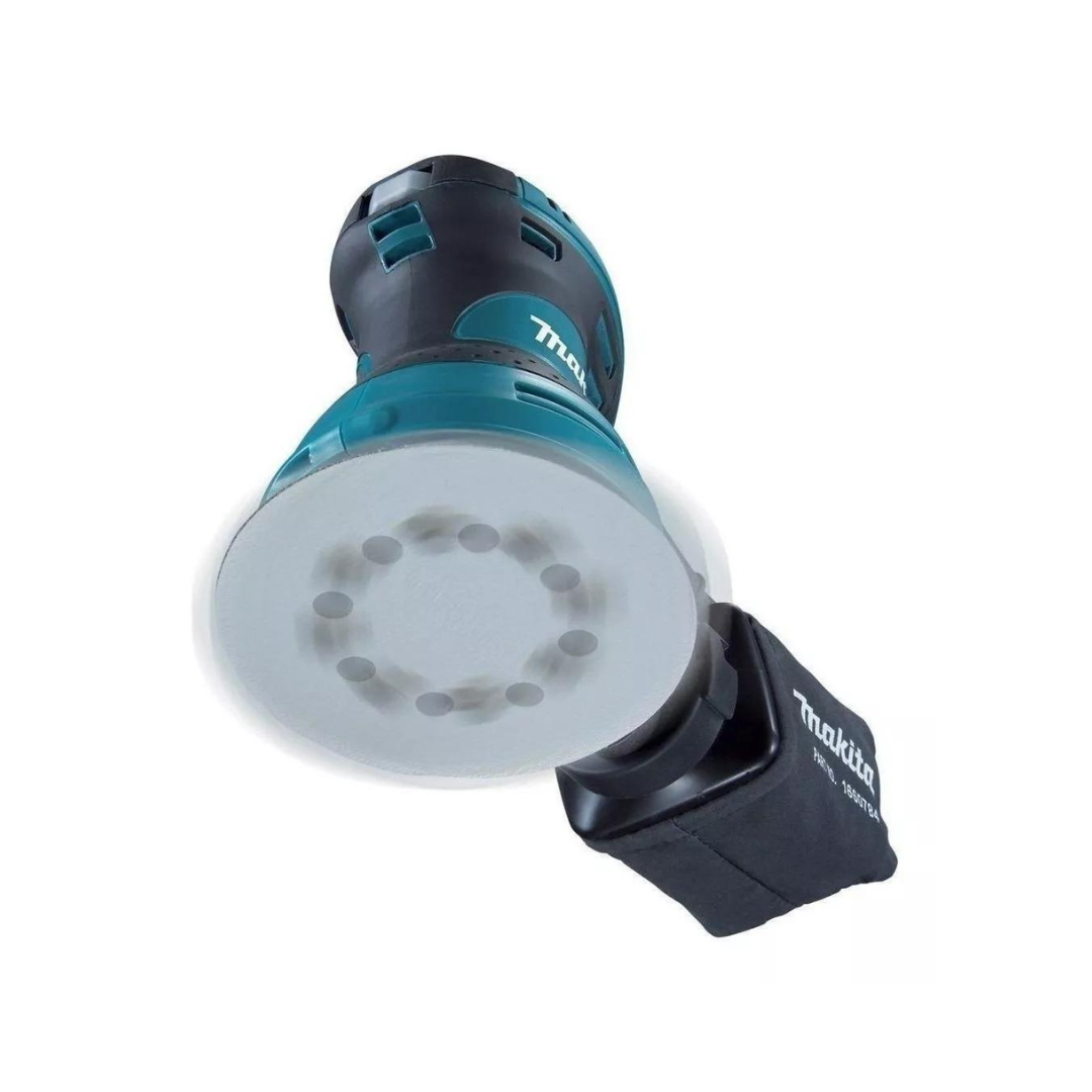 LIJADORA ROTO-ORBITAL MAKITA DE 5” CON 12,000RPM Y 300W