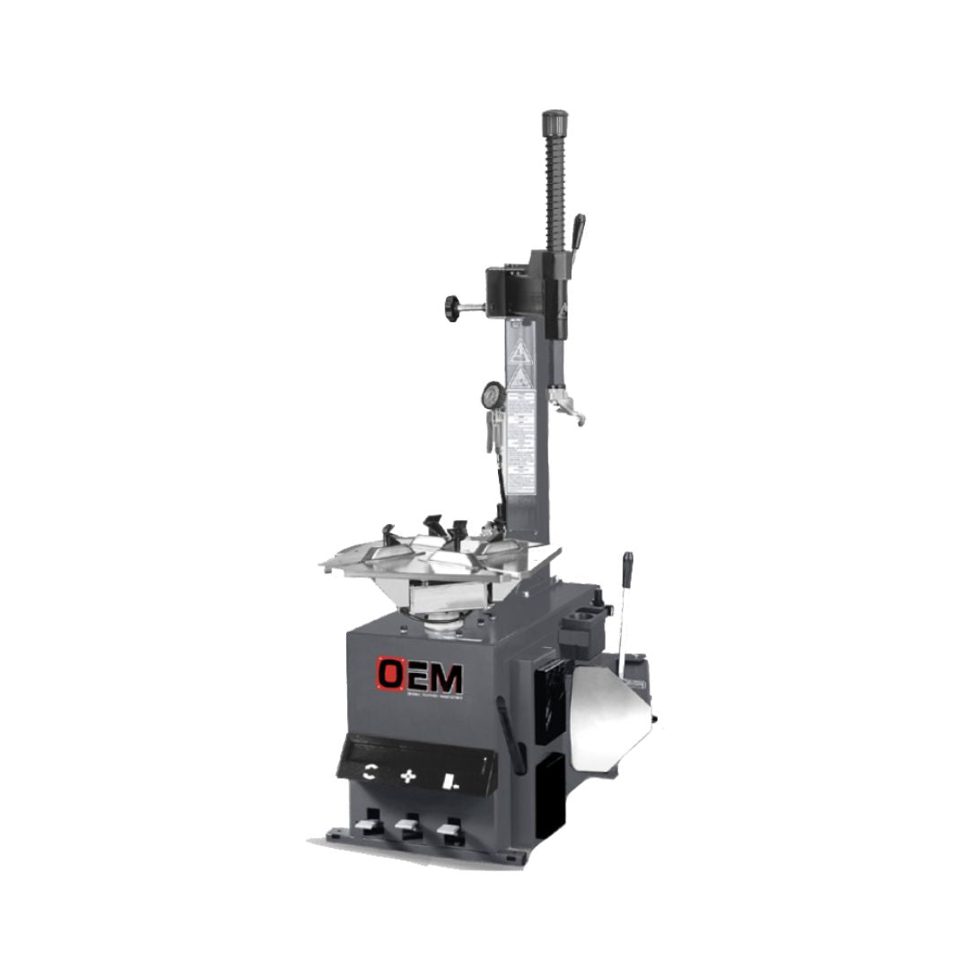 DESMONTADORA DE LLANTAS OEM DLOEM-1022 DE 0.75 KW, PARA RIN DE 10 A 22", DIAMETRO MAXIMO LLANTA 41"