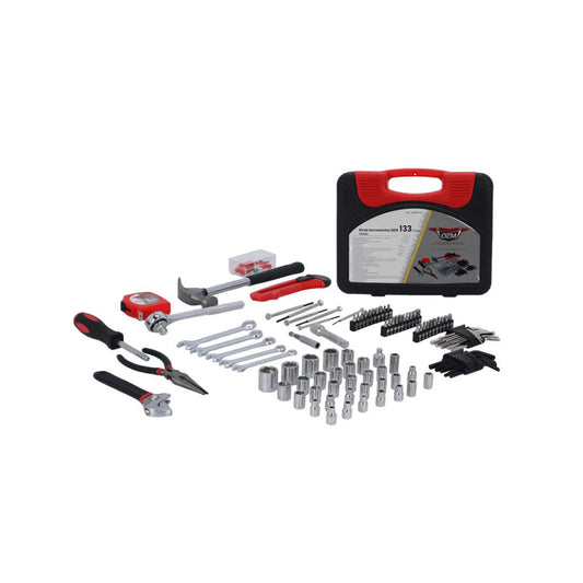 JUEGO DE MECANICO OEM KHOEM-133 DE 133 PIEZAS Y 3/8" CON HERRAMIENTAS DIVERSAS