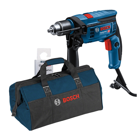 COMBO ROTOMARTILLO 1/2" BOSCH GSB 13 RE 750W + 10 BROCAS DE 9/64 + MALETA DE REGALO