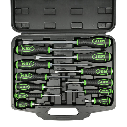 JUEGO DE DESARMADORES DE GOLPE C/PUNTA IMANTADA 12 PZAS