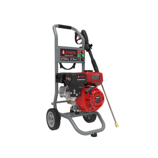 HIDROLAVADORA A GASOLINA AIPOWER APW2700, 2700PSI MOTOR 196 CC BOMBA AXIAL DE 3 PISTONES