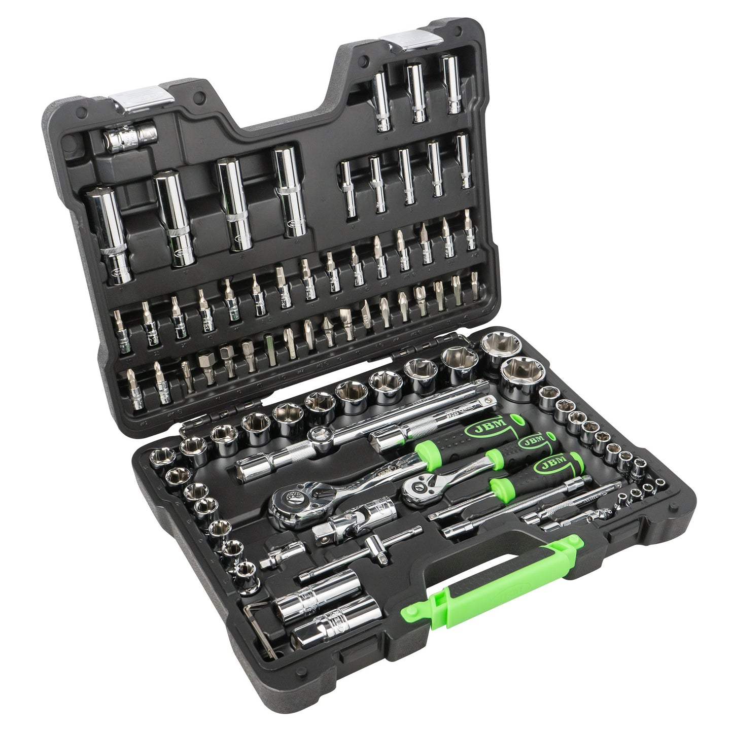 KIT DE HERRAMIENTAS DE 94 PIEZAS JBM54049 DADOS HEXAGONALES