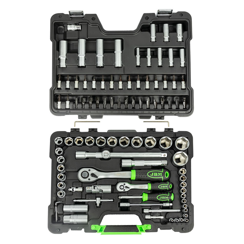 KIT DE HERRAMIENTAS DE 94 PIEZAS JBM54038 DADOS HEXAGONALES