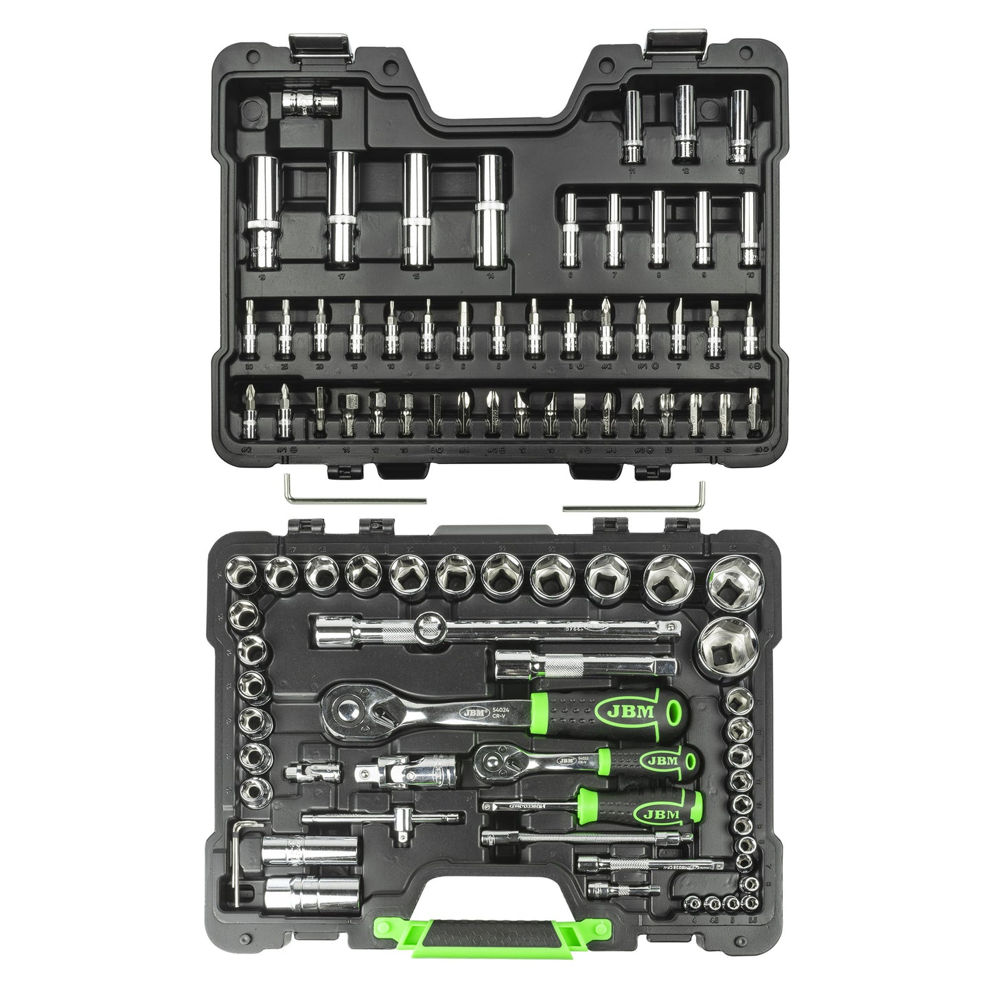 KIT DE HERRAMIENTAS DE 94 PIEZAS JBM54049 DADOS HEXAGONALES