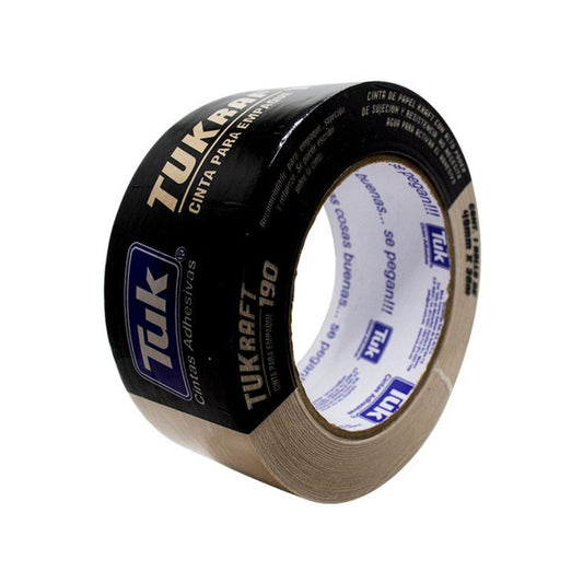 CINTA KRAFT 190 TUK 239001 PARA EMPAQUE DE 2" X 50 M