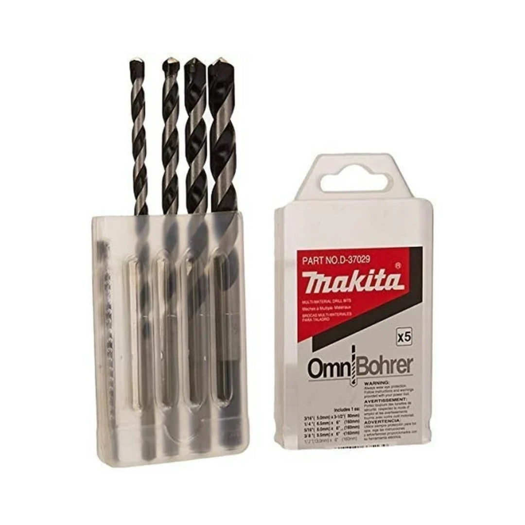 Combo Lijadora Orbital Makita 1/4" 200W + Estuche + 5 Discos de 7" + Brocas Multiuso + 3 Discos de 4-1/2"