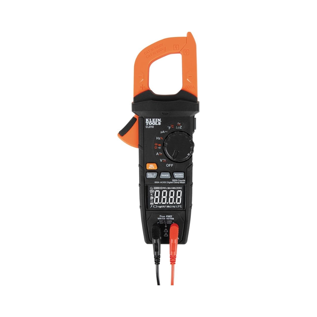 Multímetro de Gancho Klein Tools CL810 | 600A AC/DC TRMS NCVT con Luz