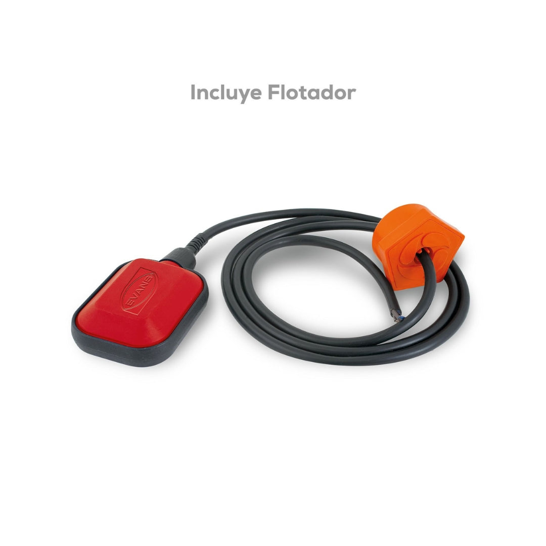 Bomba Doméstica Evans 1 HP | Succión 1.25" / Descarga 1" + Kit Flotador | 3H100-FS