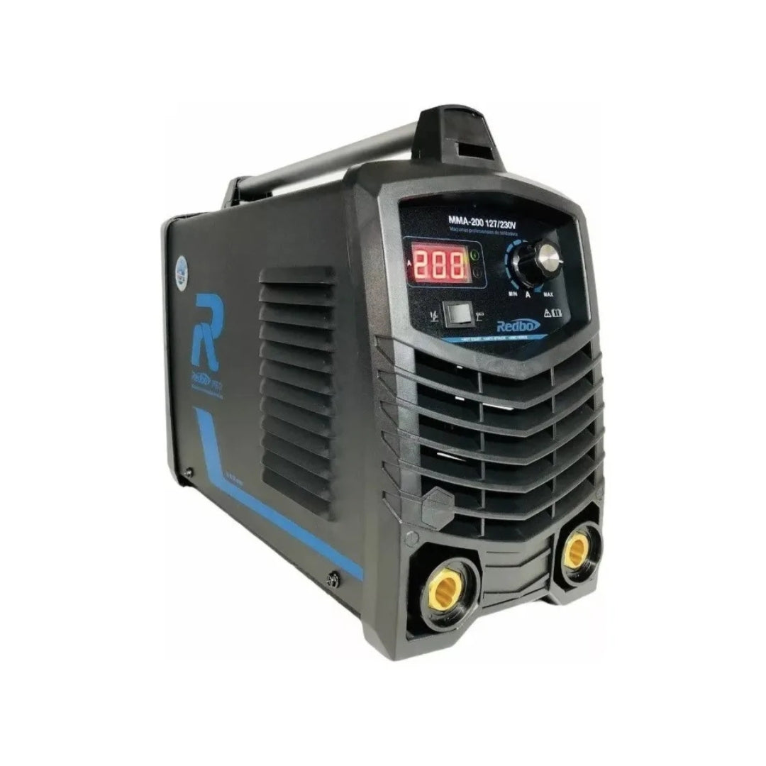 Soldadora Inversor Redbo MMA-200 | Bivoltaje 110/220V | 200 Amps Uso Rudo