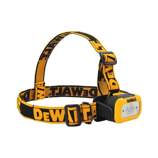 Lámpara para Cabeza DeWalt 200 Lúmenes | Con Clips para Casco y Ajustable