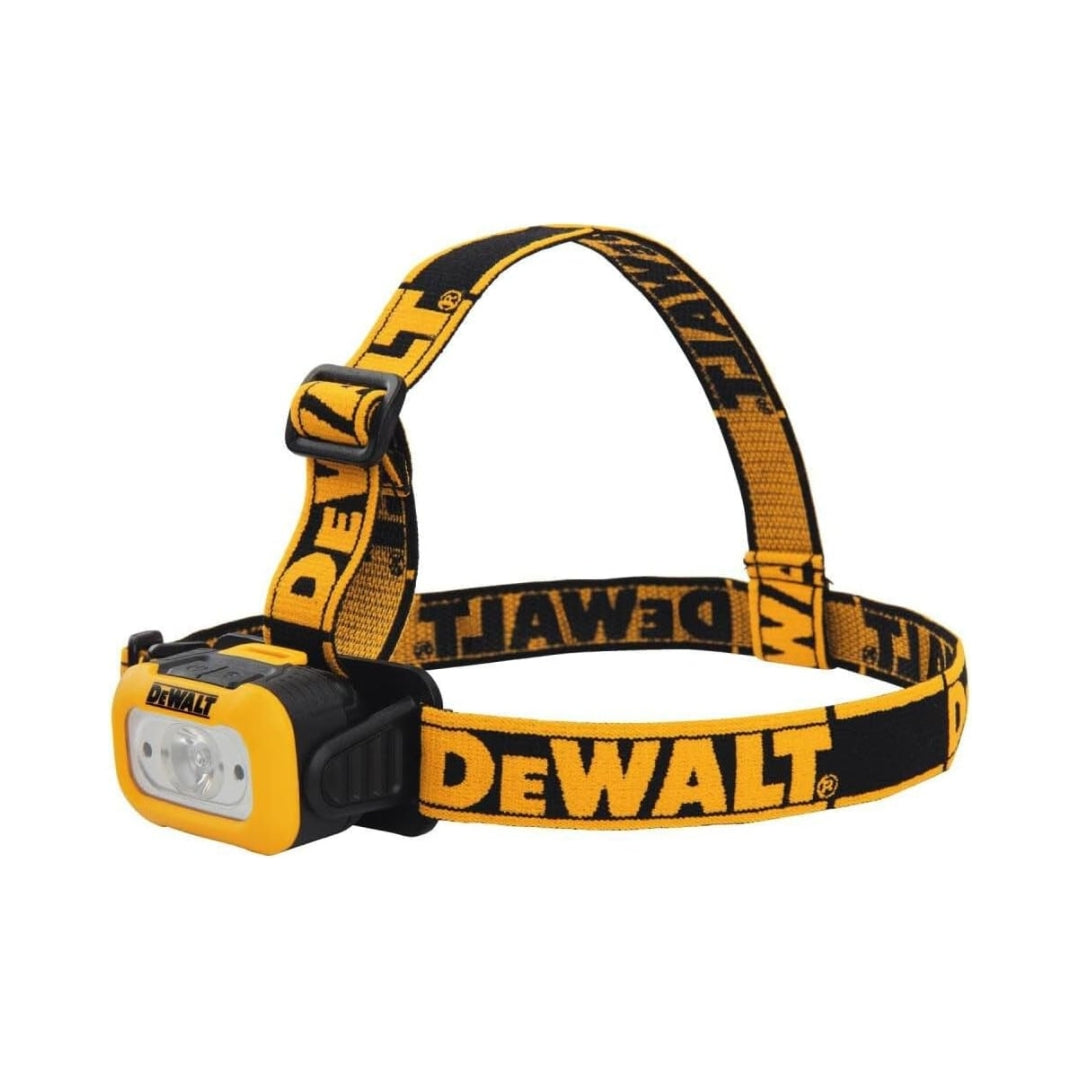 Lámpara para Cabeza DeWalt 200 Lúmenes | Con Clips para Casco y Ajustable