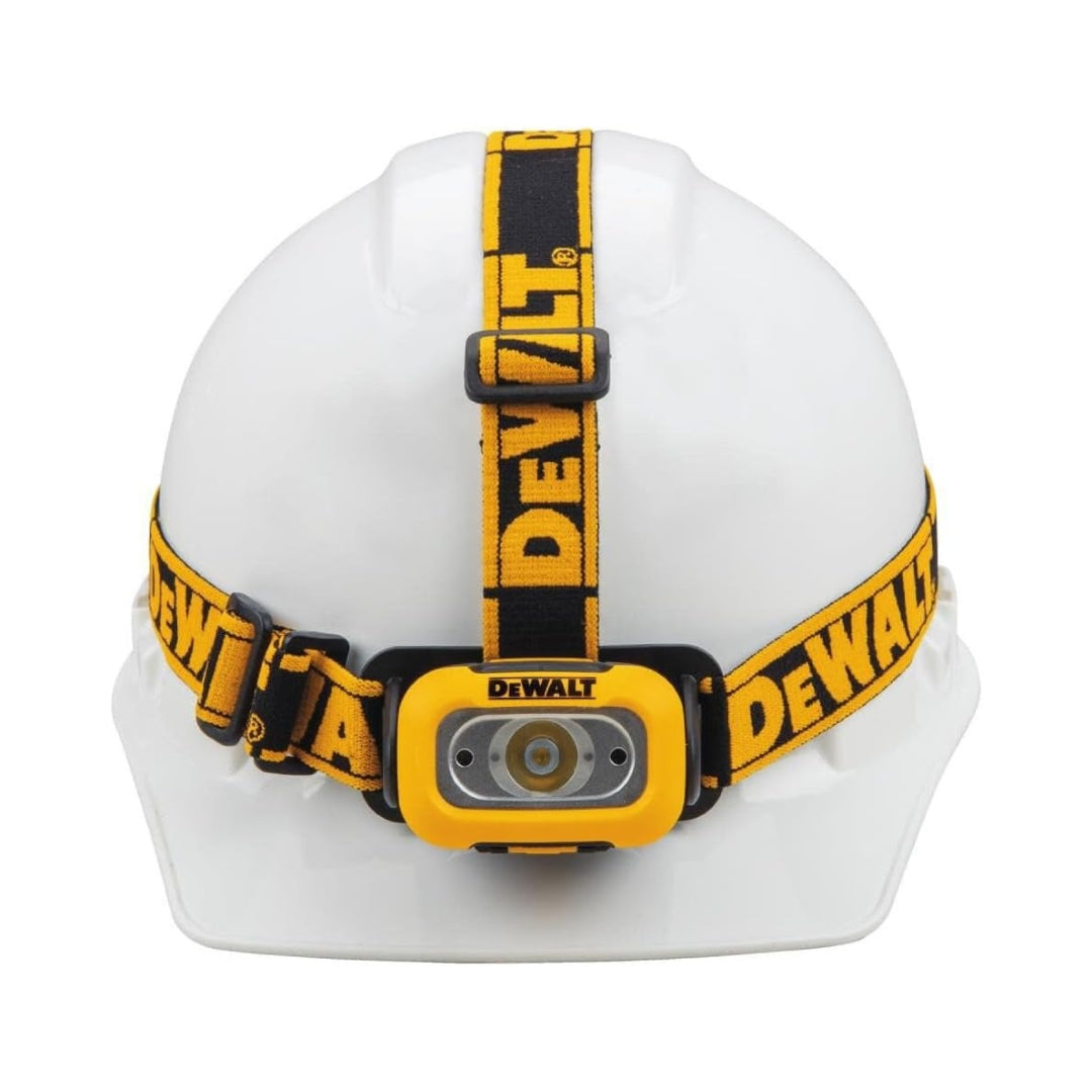 Lámpara para Cabeza DeWalt 200 Lúmenes | Con Clips para Casco y Ajustable