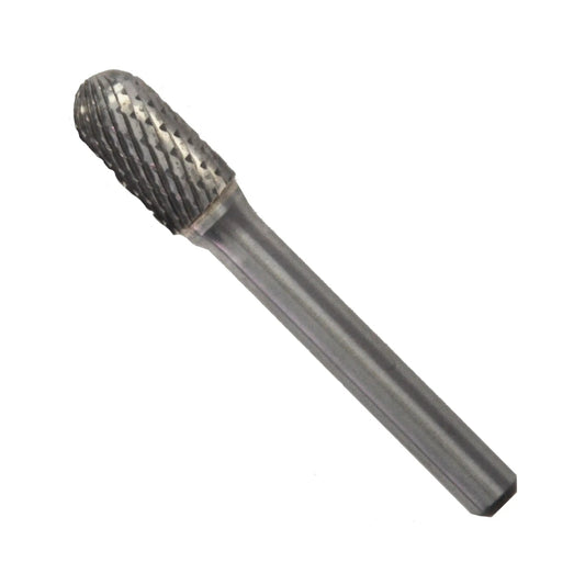 Lima Rotativa Cilíndrica Punta Redonda Austromex 3/8" x 3/4" | Vástago 1/4" | Modelo 106