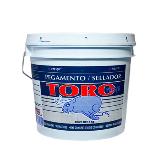 Pegamento Sellador Presto Toro 4 Kg | Galón Adhesivo Multiusos