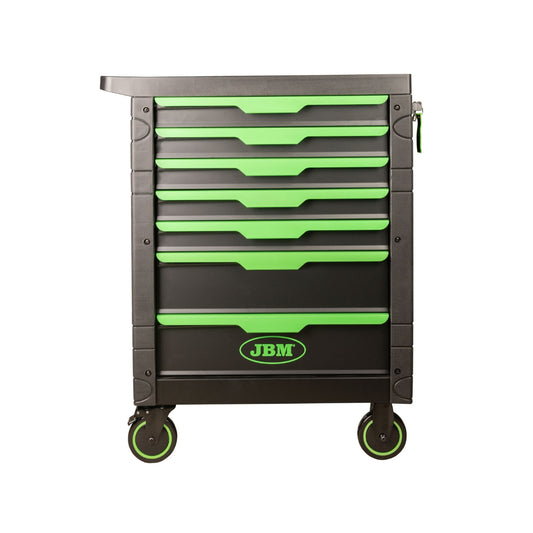 CARRO DE HERRAMIENTAS 7 CAJONES VERDE JBM 54389 172 PIEZAS