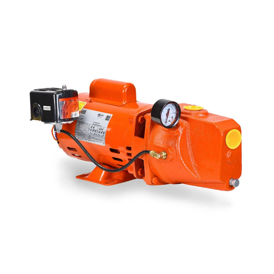 Bomba Jet EVANS JX1ME050E – 1/2 HP, Hierro Gris, Succión y Descarga de 1”