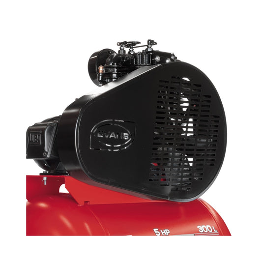 Compresor de Aire EVANS E230ME0500-300 – 5 HP, 300 Litros, 2 Etapas, 175 PSI