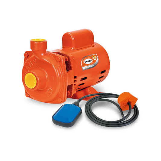 Bomba Doméstica EVANS 2H075-FS con Flotador – 0.75 HP, Alta Presión, Hierro Fundido