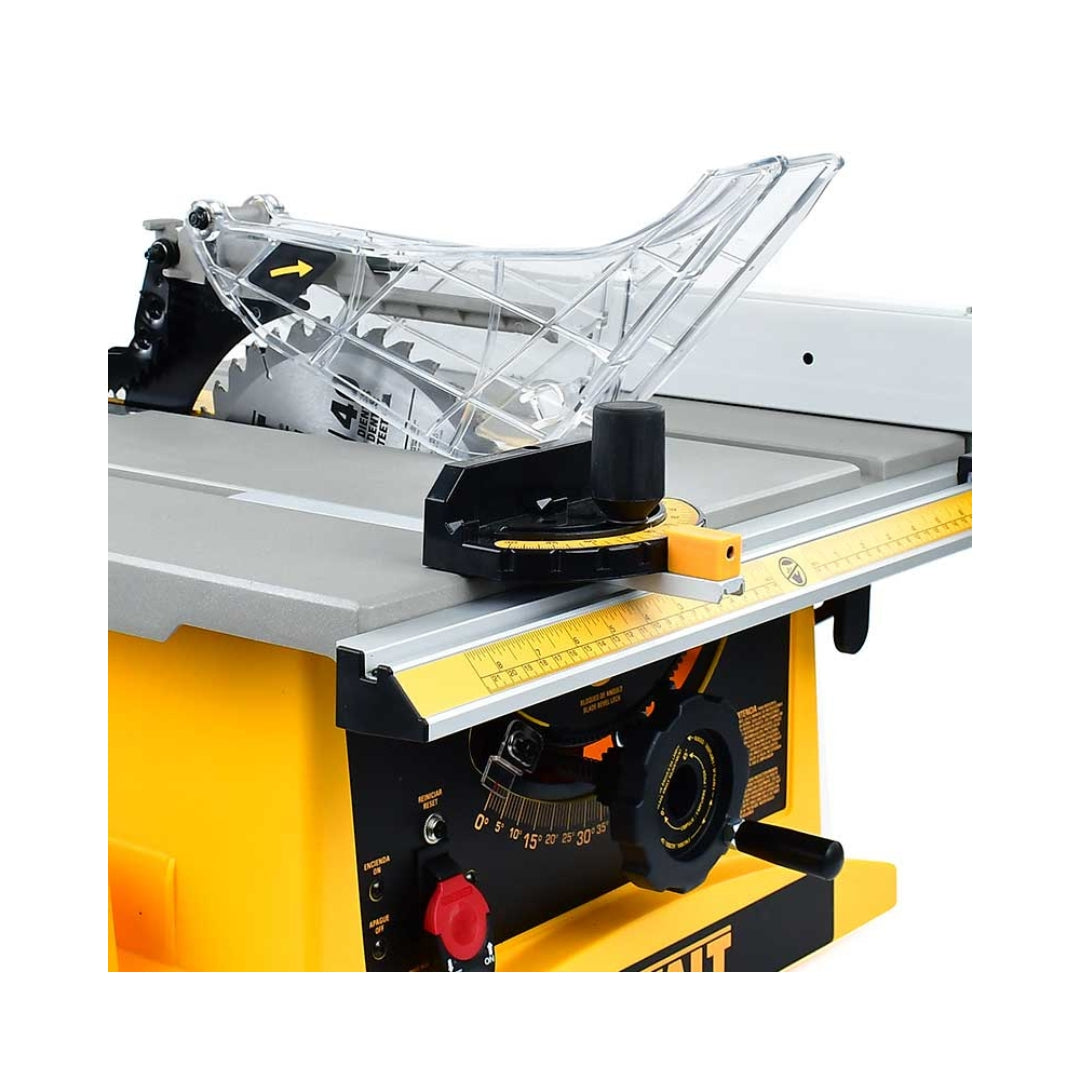Sierra de Mesa Dewalt 10 PULG DWE7470‑B3 - Guía de corte con ajuste rápido