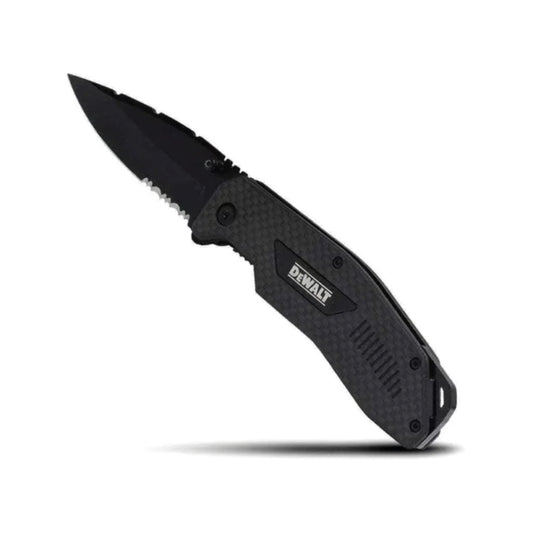 CUCHILLO DEPORTIVO MARCA DEWALT DWHT10314L DE FIBRA DE CARBON USO RUDO