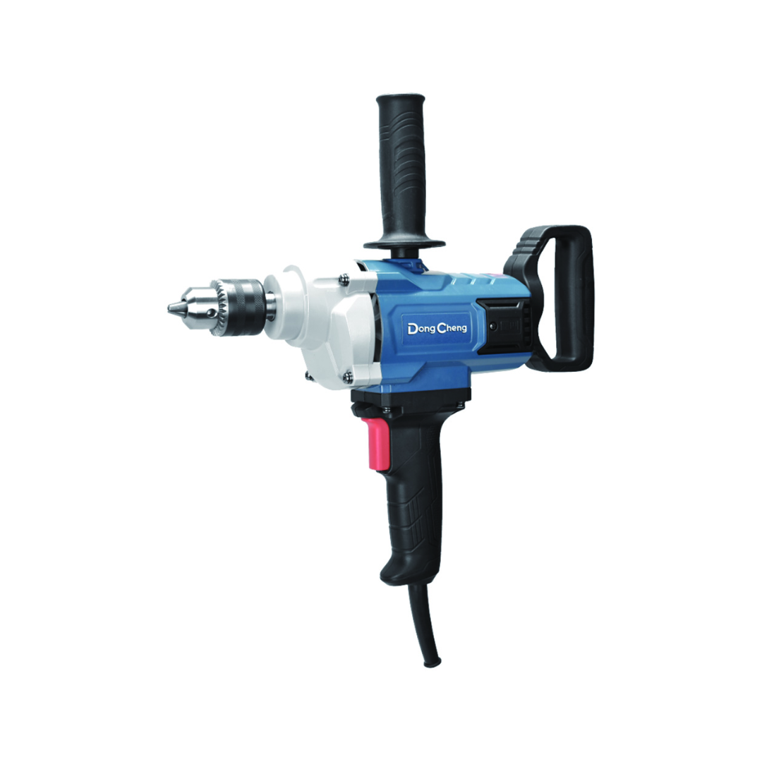 TALADRO TIPO ESPADA DONGCHENG DJZ08-13 DE 1/2" 1650W DE BAJAS REVOLUCIONES Y ALTO TORQUE