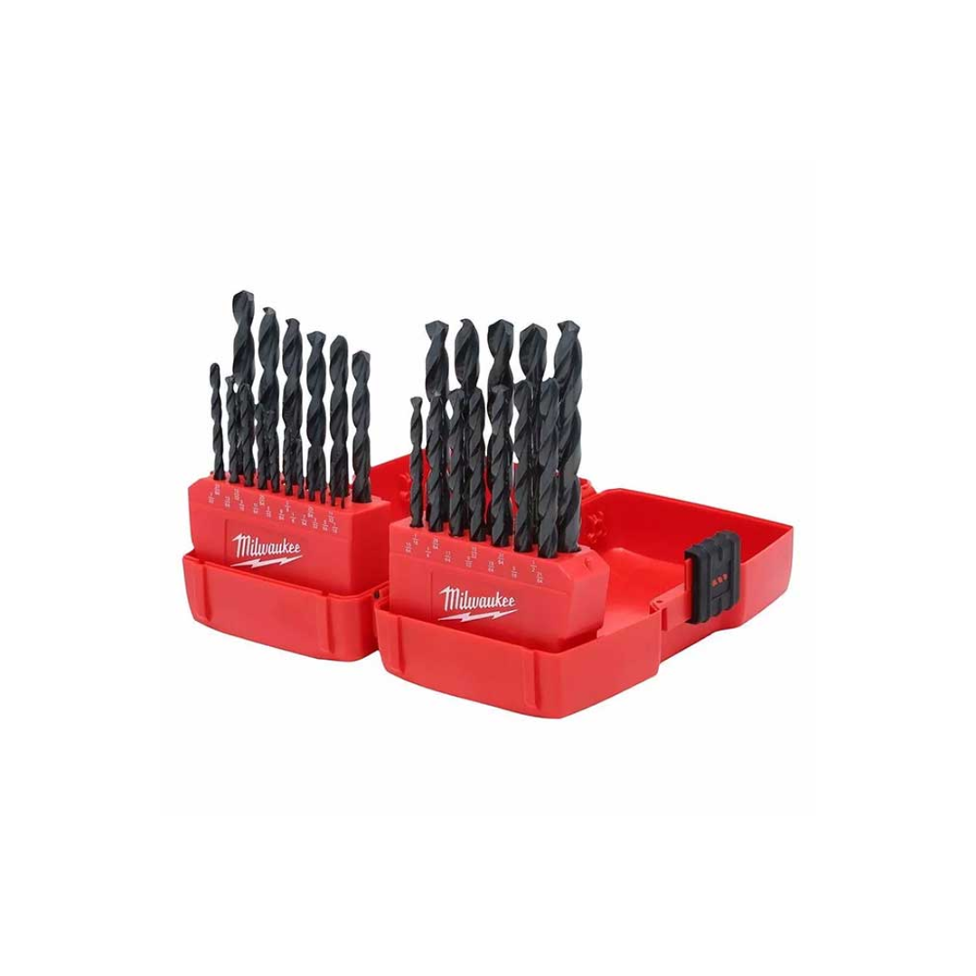 JUEGO DE BROCAS THUNDERBOLD MILWAUKEE 48-89-2802 DE OXIDO NEGRO DE 29 PIEZAS