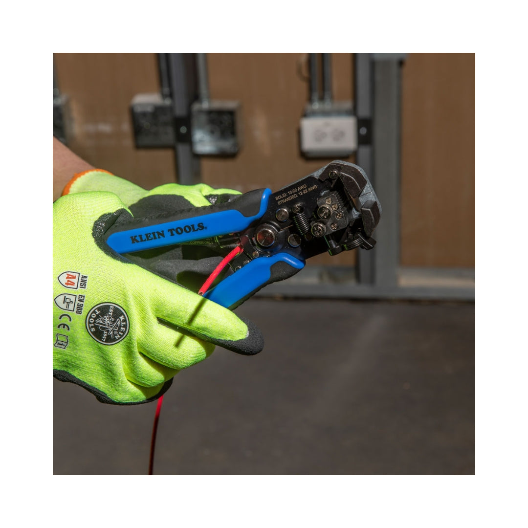 Pinza Pelacables Klein Tools 11061 | Ajuste Automático para Calibres 10–20 AWG Sólido.
