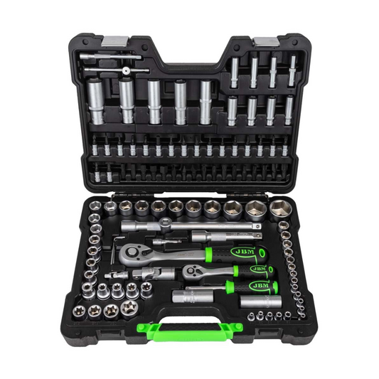 KIT DE HERRAMIENTAS DE 108 PIEZAS JBM54037 DADOS HEXAGONALES