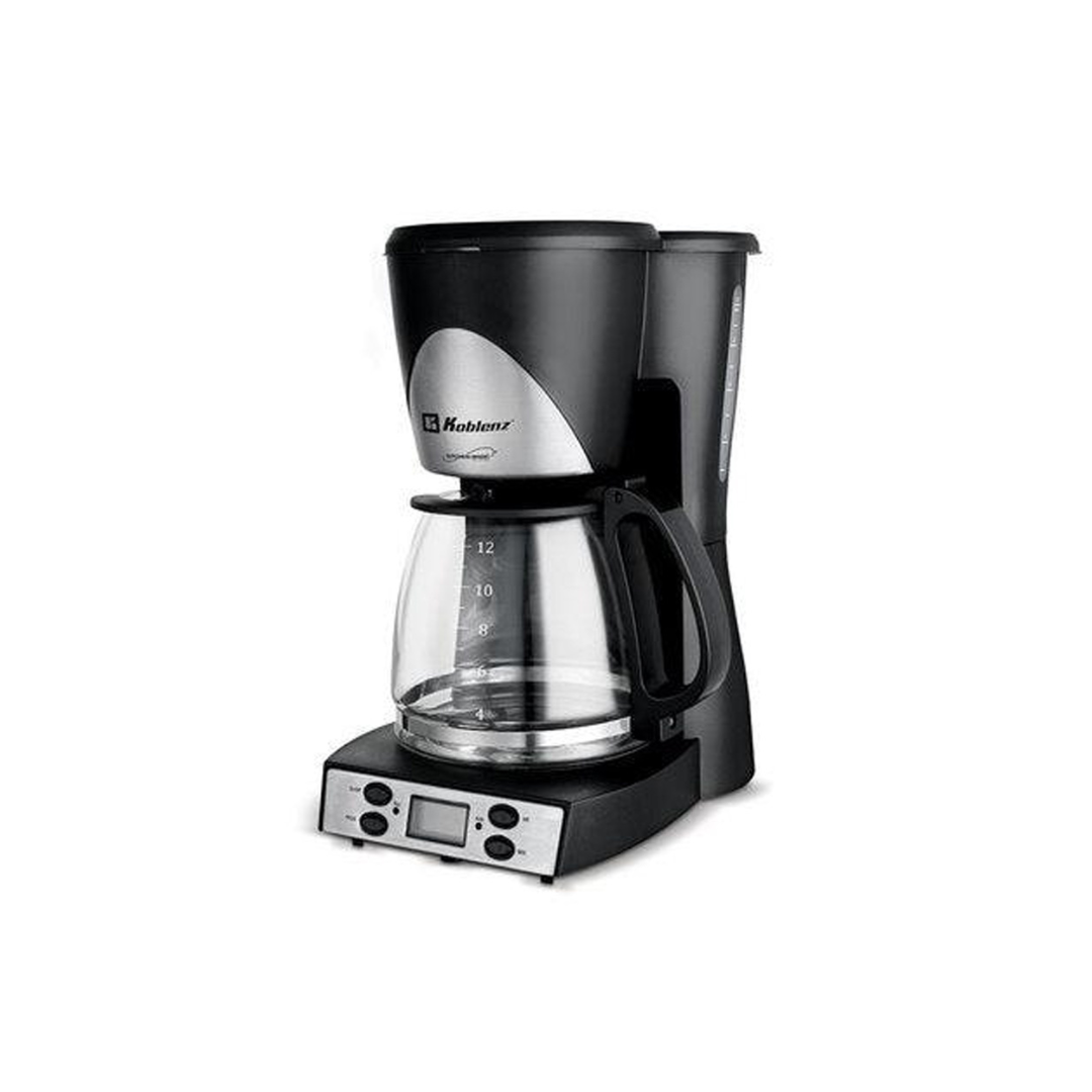 CAFETERA DE 12 TAZAS MANUAL C/JARRA DE VIDRIO DE 1.5 LTS C/POTENCIA DE 1000 WATTS C/FILTRO PERM. LAVABLE