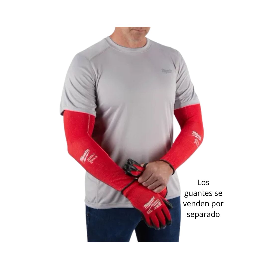 MANGA ANTICORTE MILWAUKEE 48-73-9031 DE NIVEL 3 MEDIDA DE 18"