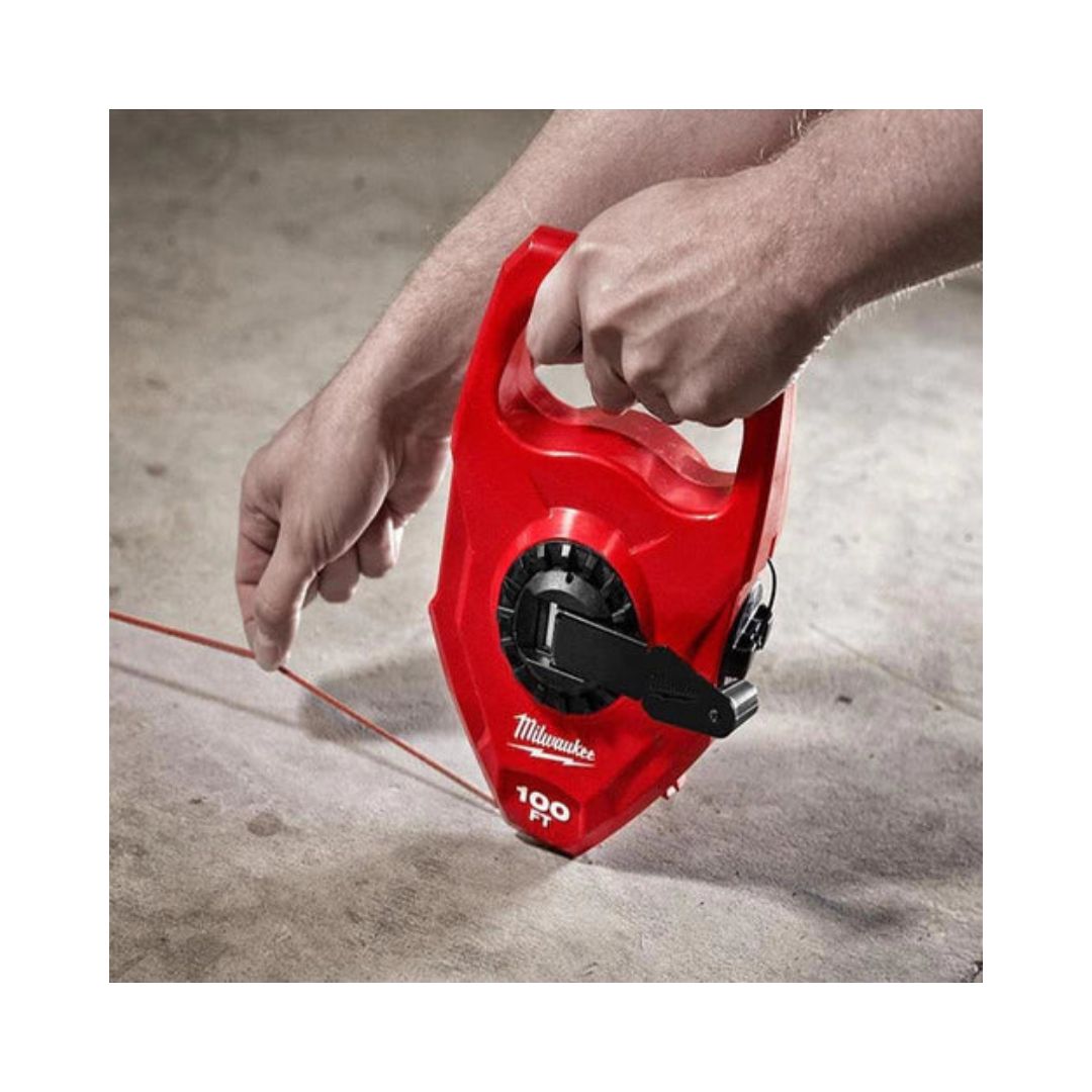 TIRALINEAS MILWAUKEE 48-22-3910 CON TIZA ROJA 100 FT/PIES