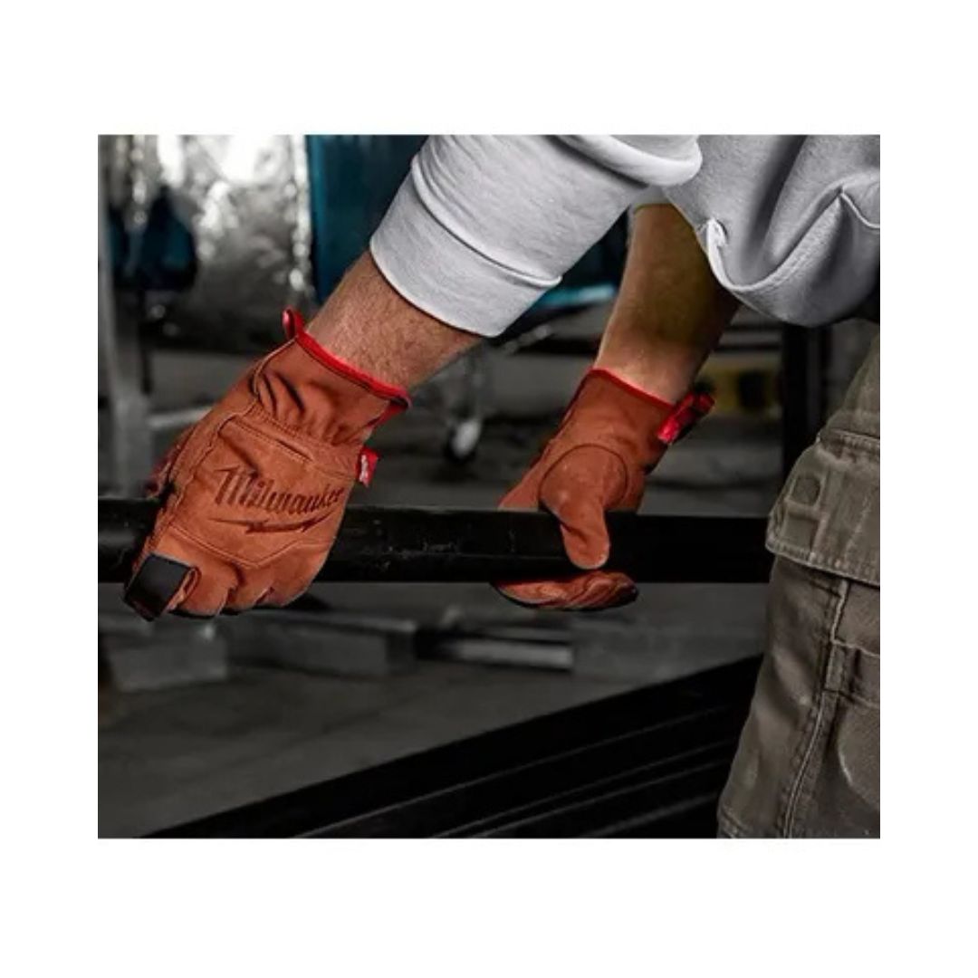 GUANTES DE CUERO DE CABRA MILWAUKEE 48-73-0011 TALLA M