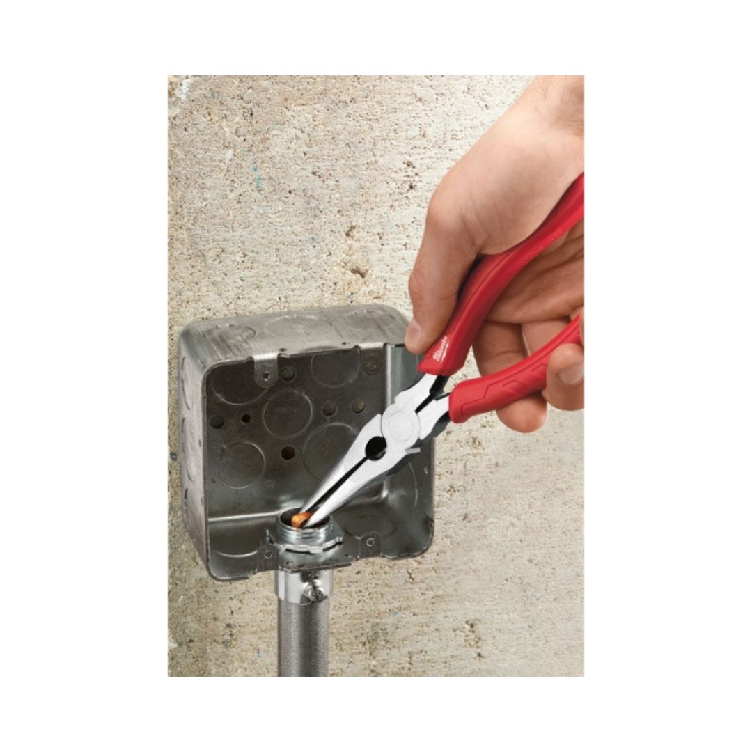 PINZAS DE PUNTA LARGA MILWAUKEE 48-22-6101 DE 8"