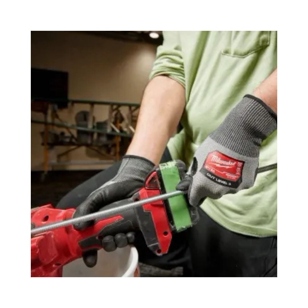 GUANTES ANTICORTE NIVEL 3 MILWAUKEE 48-73-8631 BAÑADOS EN POLIURETANO TALLA M