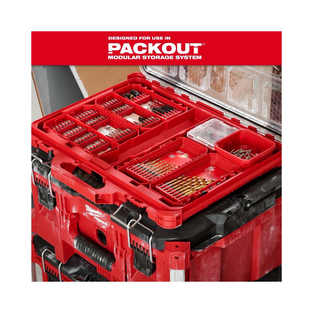 JUEGO DE PUNTAS PARA DESTORNILLADOR MILWAUKEE 48-32-1554 DE 42 PIEZAS