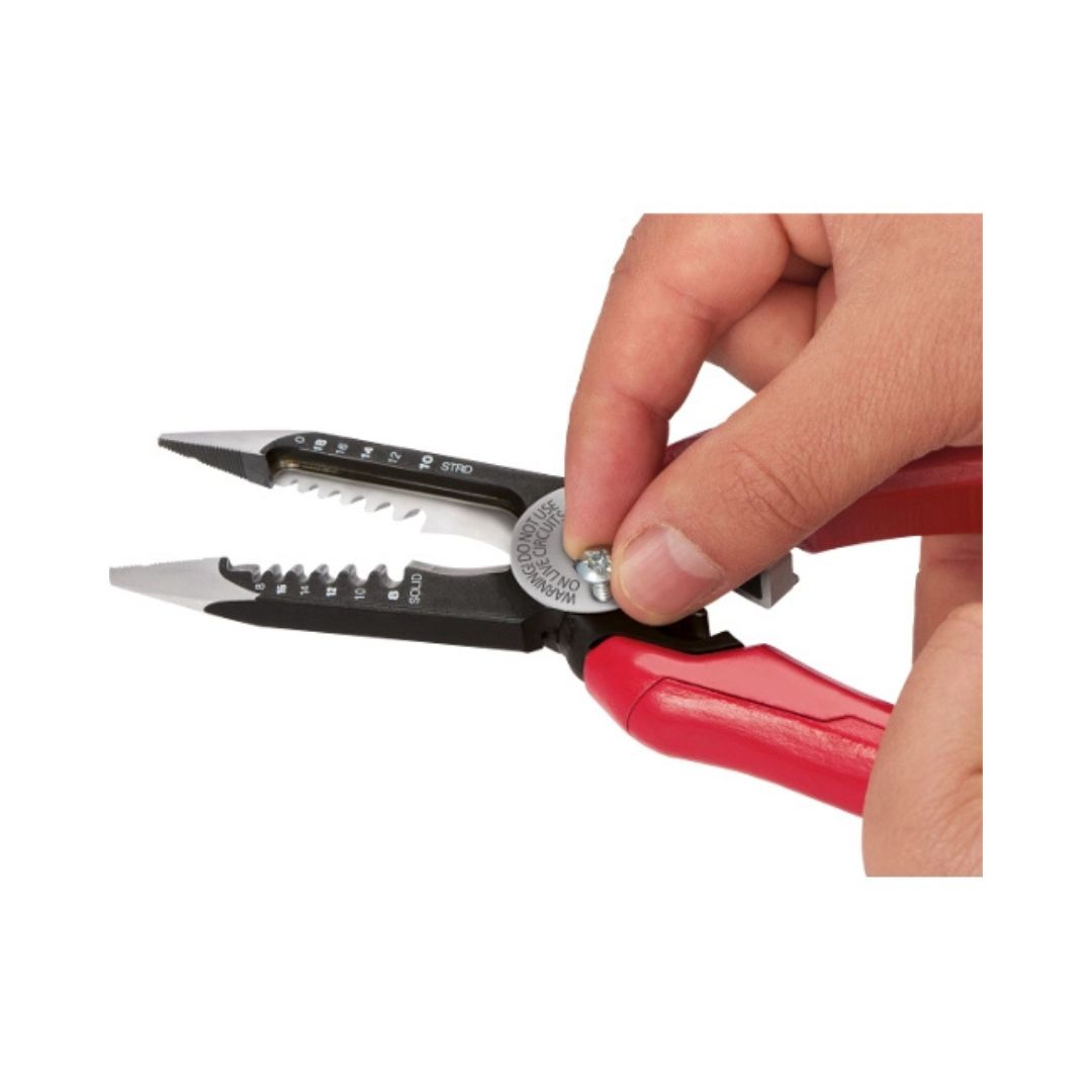 PINZAS PELACABLE MILWAUKEE 48-22-3079 6 EN 1 PARA ELECTRICISTA