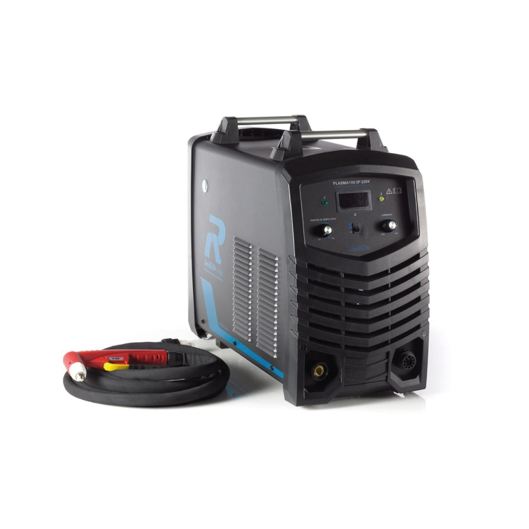CORTADORA DE PLASMA INVERTER 100 REDBO PLASMA100, 220V 3F 20-100 AMP CORTE HASTA 25 MM